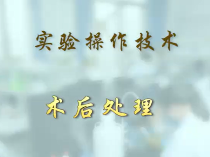 【布林凯斯实验操作技术教学】04 术后处理