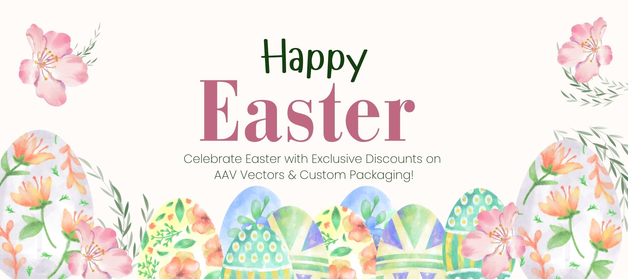 Celebrate Easter with Exclusive Discounts on AAV Vectors & Custom Packaging!